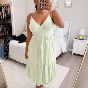Jessica Simpson Light Green Midi Dress